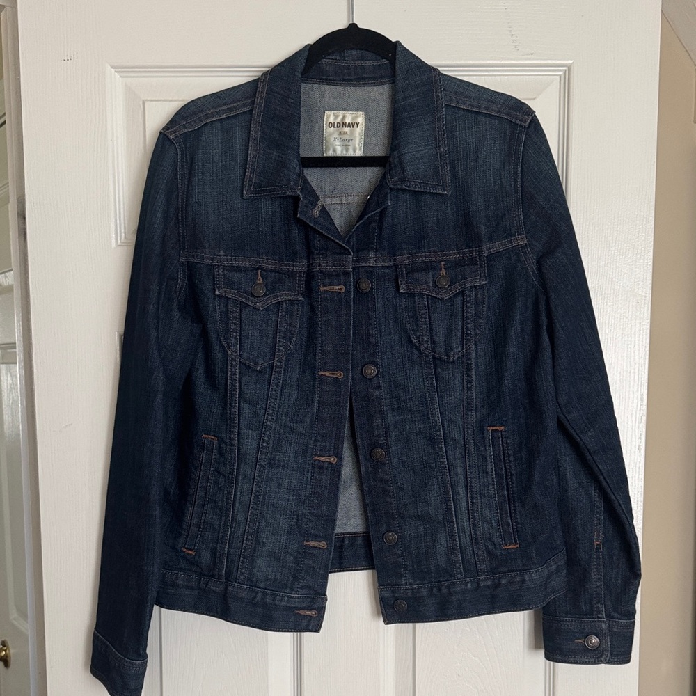 Old Navy Dark Blue Jean Jacket